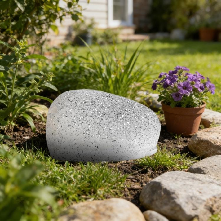 Durable Polyester Resin Concealed Key Holder That Looks Like A Real Garden Stone Rocks Style Concealed Storage Case