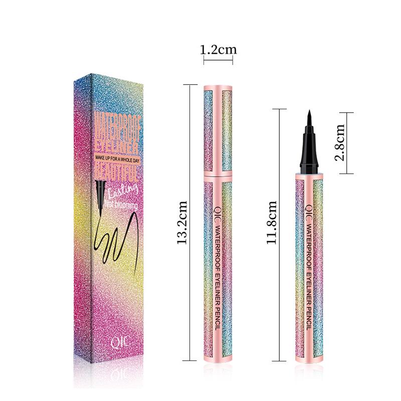 2 in 1 Flüssiger Eyeliner Stift Eyeliner Wasserdichter Stift Langhaltiger Flüssiger Eyeliner Make-up Kosmetik