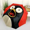 1pc Penguin Circle Automatic Open/Close Umbrella with One Touch Button,, Windproof Design   Lightweight Portable Umbrella for Women & Men6033