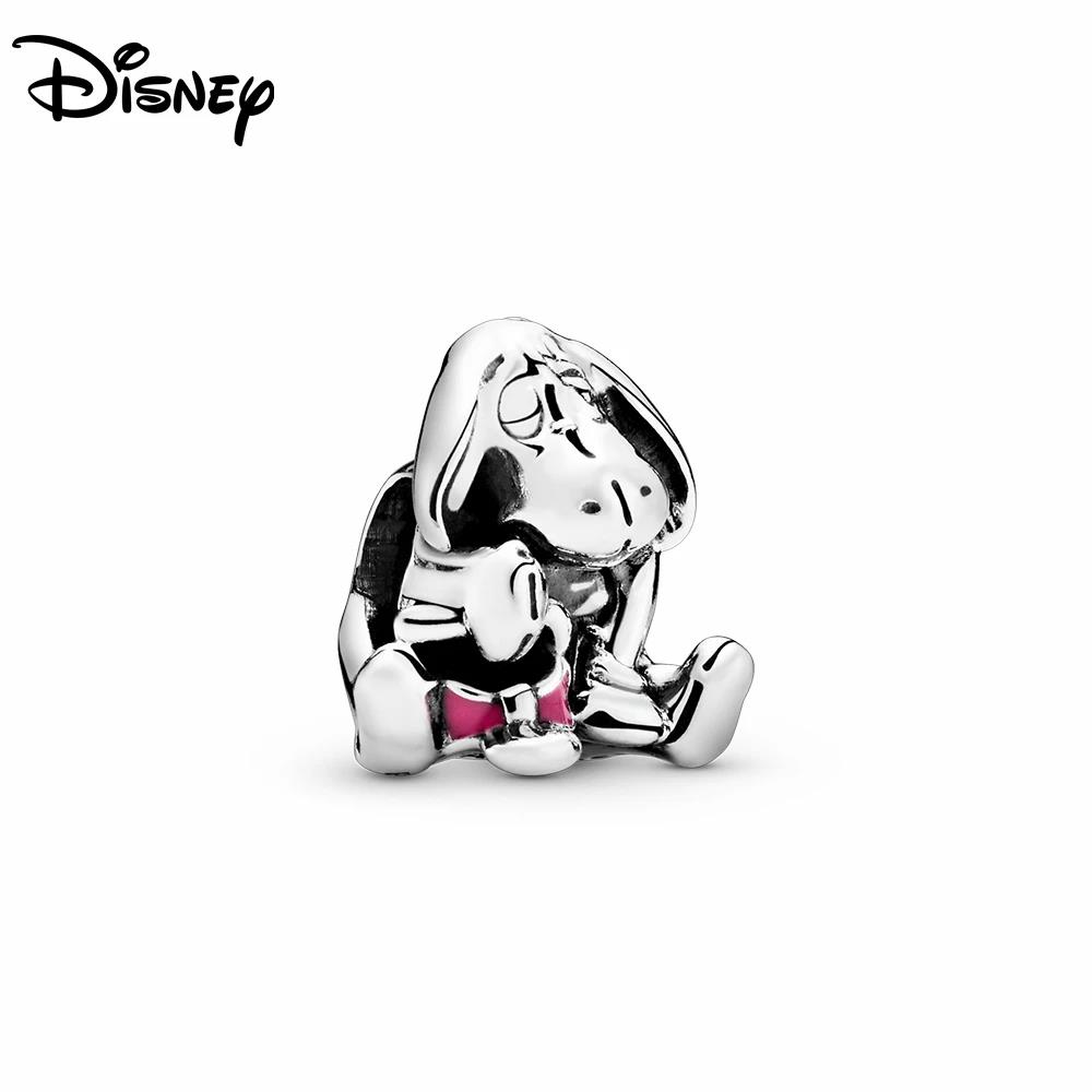 Disney Nový 925 Sterlingové Stříbro Medvídek Pú Steh Tygřík Visací Korálek fit Originální Náramek DIY Festival Dárek pro Ženy na Večírek