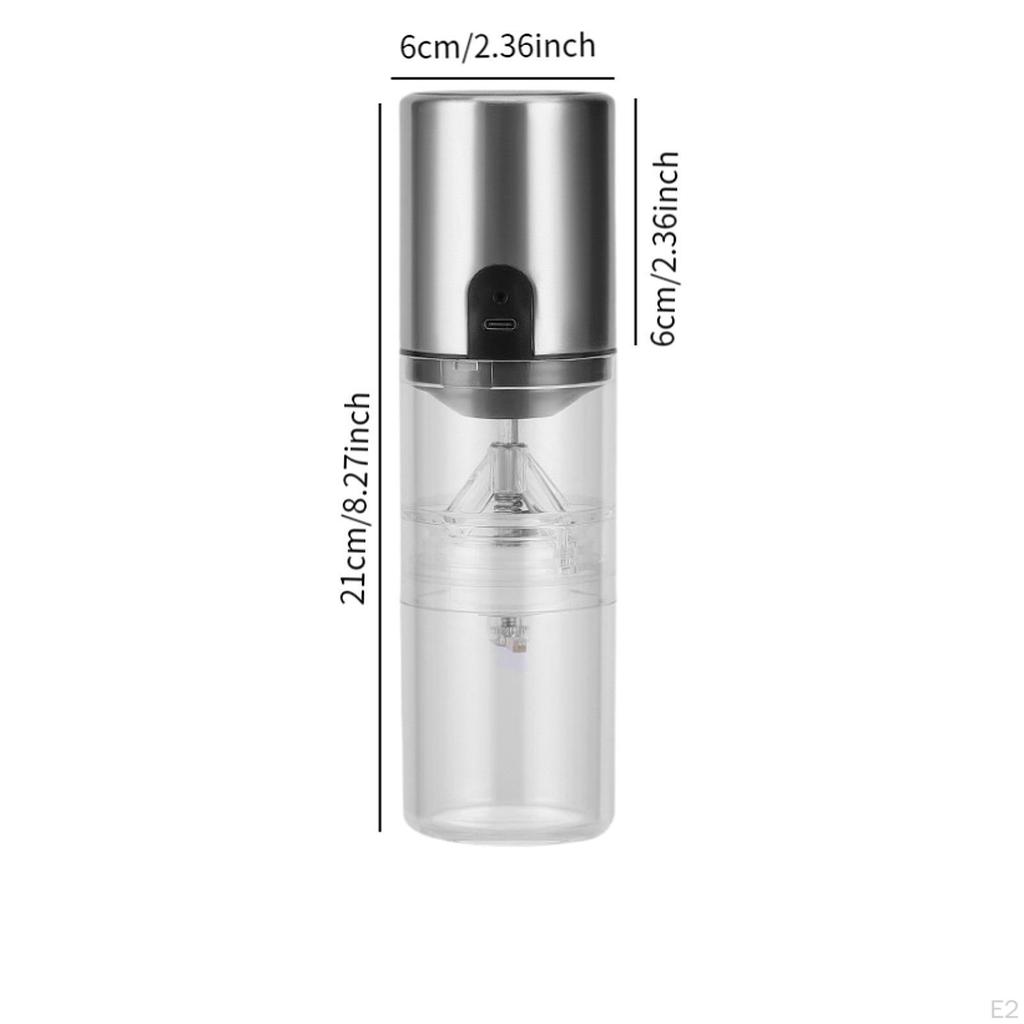 Electric Coffee Grinder, Bean USB Ceramic Grinding Core Adjustable Setting for