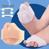 Hallux Valgus Toe Separator & Padded Arch Support with Forefoot Massage Pad - Bunion Corrector for Day & Night Use