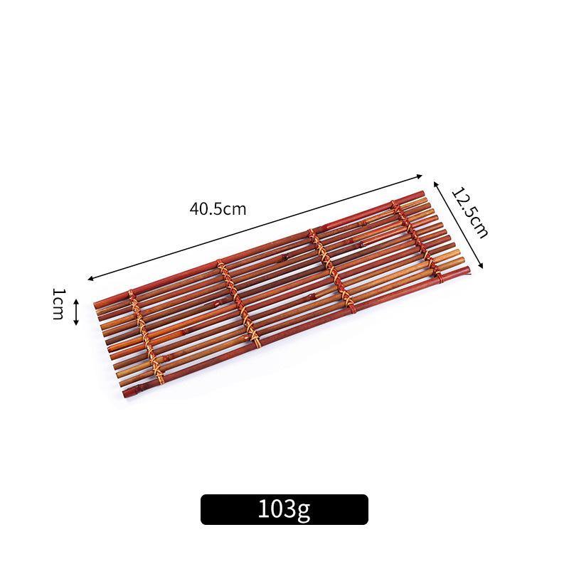 Japanese Material Placement Plate Decorative Sashimi Bamboo Chops Bamboo Fence Seafood Pose Props Decorations and Ornaments