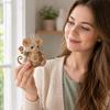 3 Piece Patchwork Mouse DIY Sewing Kit for Handmade Decorative Fabric Craft Projects Home Decor and Gift Making
