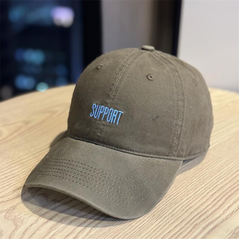 New Foreign Style Versatile Letter Embroidery Soft Top Baseball Cap Women's Tide Spring and Summer Niche Wind Shading Cap Men