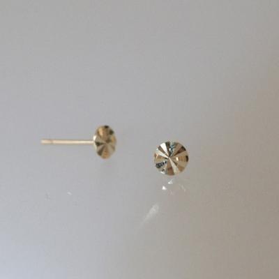 Modernlike 10k Gold Disc Light Earrings