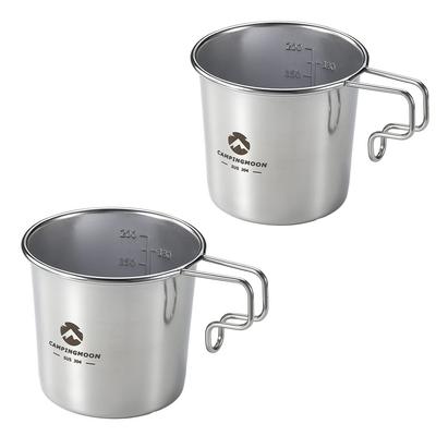 CAMPING MOON Hrnček Solo M Kempingové hrnčeky, 210 ml, Sada 2 ks, SOLO MUG S-190-2P
