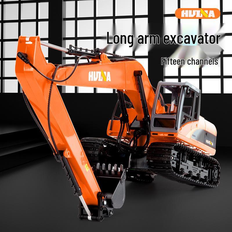 Huina 1551 Alloy Screw Rod Excavator Model – Engineering Vehicle Simulation