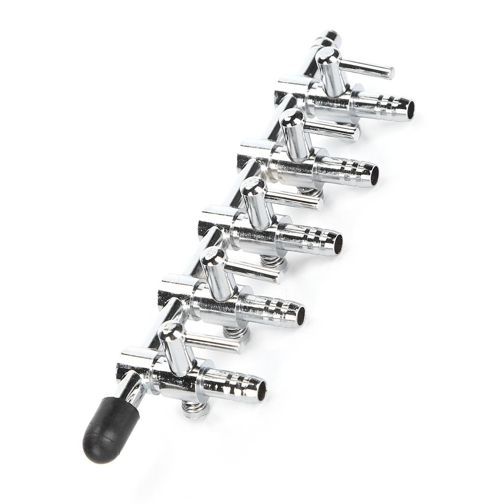 Fish Tank Stainless Steel Control Valve Aquarium Air Flow Control Fish Tank Accessories5 Head