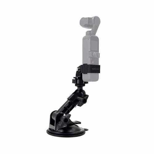 The MAXCAM suction cup stand is compatible with DJI Pocket 2 and is suitable for car windshields and car/boat camera stands.