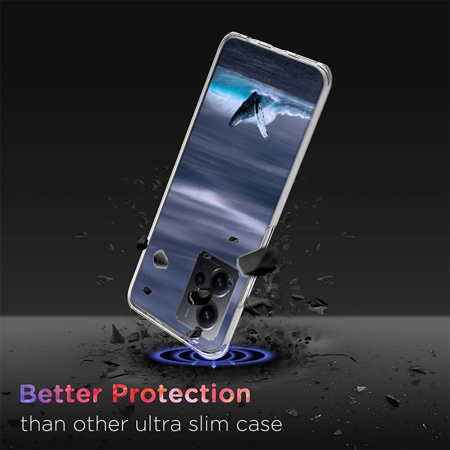 Whale Sea Giant Phone Case For Redmi 12 13C 12C 15C 9 10 10C Note 13 Pro Plus 14 15 Pro 9T 9C 9A TPU Soft Cover Clear Cell Cases