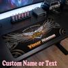 Harley-Davidson Customized Name Text Mouse Pad, Large Desk Mouse Mat Personalized Home Office Present
