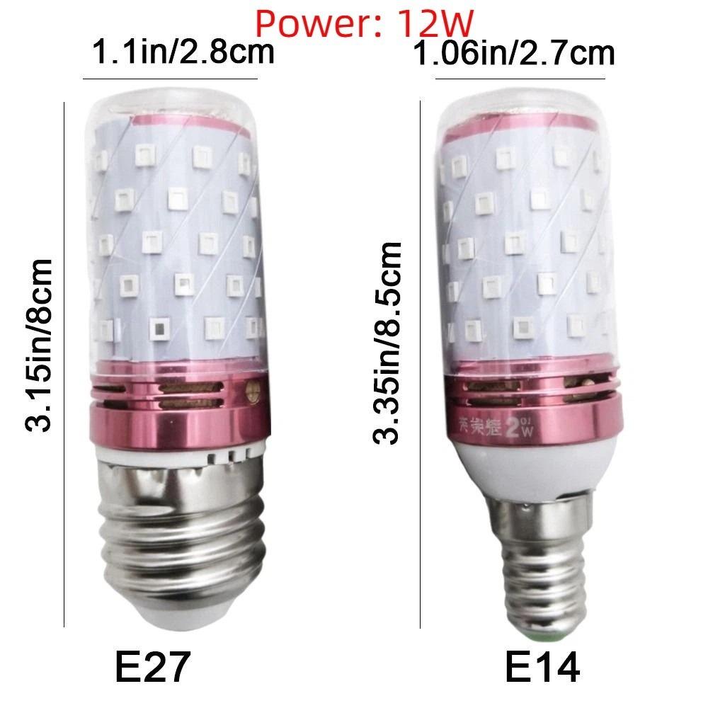 Red Color E14/ E27 Corn Lights Energy Saving High Brightness LED Corn Bulbs No Flicker Replace LED Bulbs Christmas