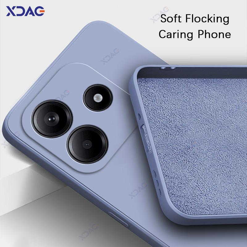 Luxury Fashion Cute Case Cover for Xiaomi Redmi Note 14 RedmiNote14 5G 360 Soft Square Liquid Silicone Mobile Phone Bags Housing