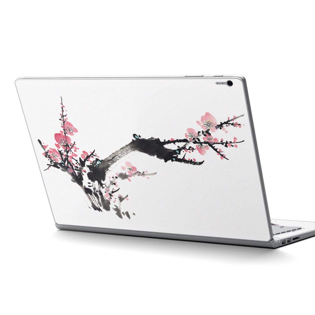 

igsticker Skin for Surface Book Japanese Flower Pattern Book/Book2/Book3 13.5-inch, 2, Cover, Case, Film, Sticker, Accessory, Protective, 009340,