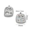 2 Pcs 304 Stainless Steel Charms Enamel Lotus Flowers Starfish Birds Sun Pendants For Diy Necklace Bracelet Jewelry Making