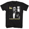 Gudfadern Filmlogotyp Don Corleone Makt & Respekt Herr T-shirt Unisex T-shirt