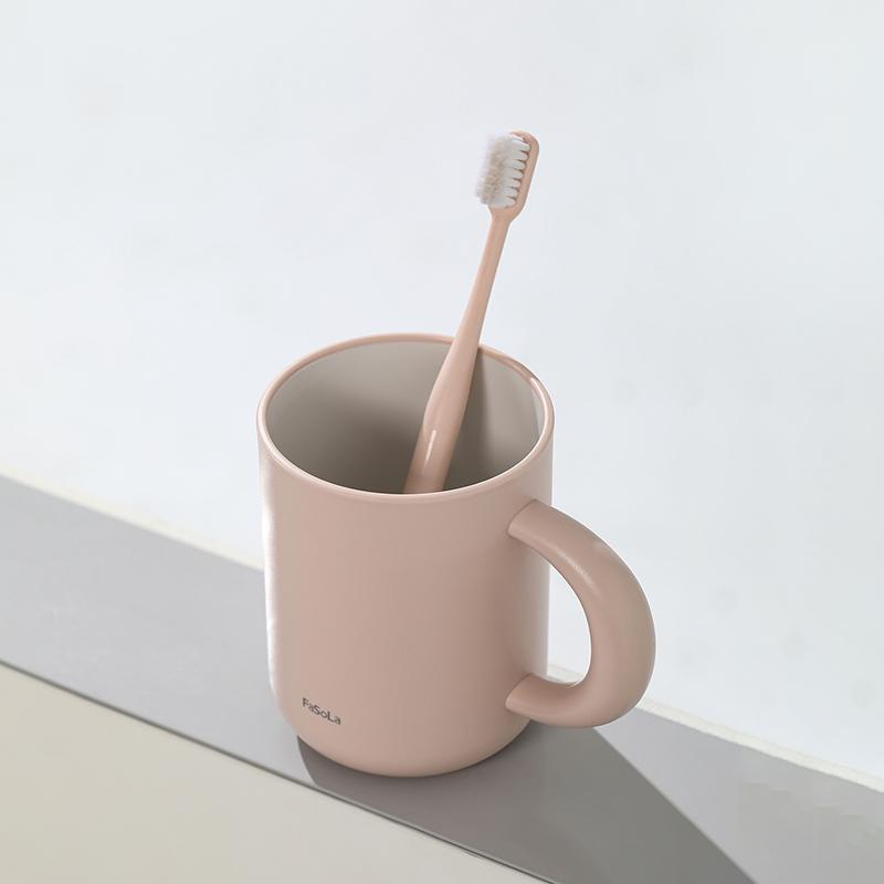 Hot Sale Household Creative Plastic Drinkware Simple Shatterproof Toothbrush Cup Bathroom Mouthwash Cup Thickened Water