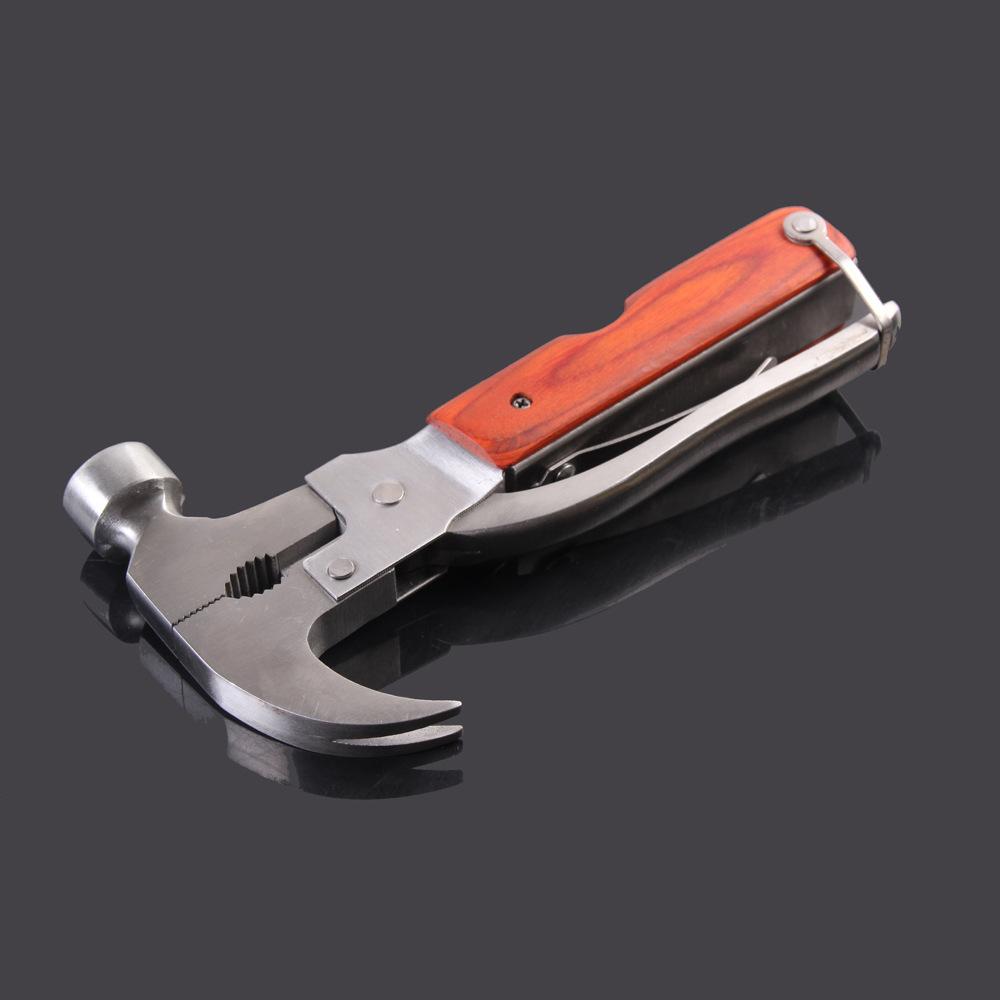 Camping Hiking Survival Car Emergency Window Breaking Tool Outdoor Portable Multifunctional Combination Sheep Horn Hammer