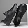 Fashion Luxury Genuine Leather Shoes Men Outdoor Casual Shoes Non-Slip Men Sneakers Classic Simple Skateboard Footwear Tenis Masculino