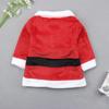 [FFF Company] Children's Santa Claus Christmas Cosplay Costume, Top and Bottom Set for Boys and Girls, Sizes 80-110, Baby Kids' Santa Costume,