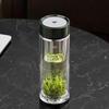 Wanxiang Premium Double-Wall Glass Tea Tumbler