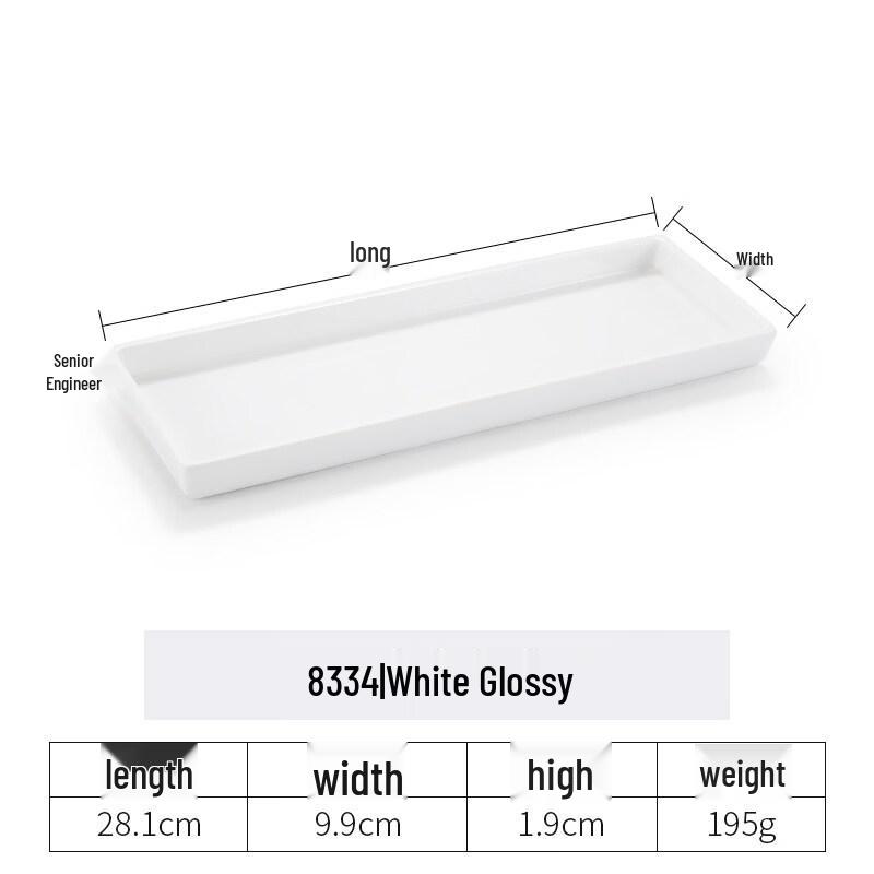 Melamine Rectangular Serving Tray Set