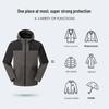 Customized Waterproof Windproof Unisex Mountaineering Jacket - Outdoor Workwear Windbreaker Outerwear