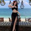 Swimsuit Women's 1011 New Popular Girl Cover Meat Split Sports Bikini Swimming Babes Sexy Three-piece Set