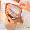 2025 New Japanese Style Little Bear Transparent Pencil Case - Cute, Large Capacity for Students