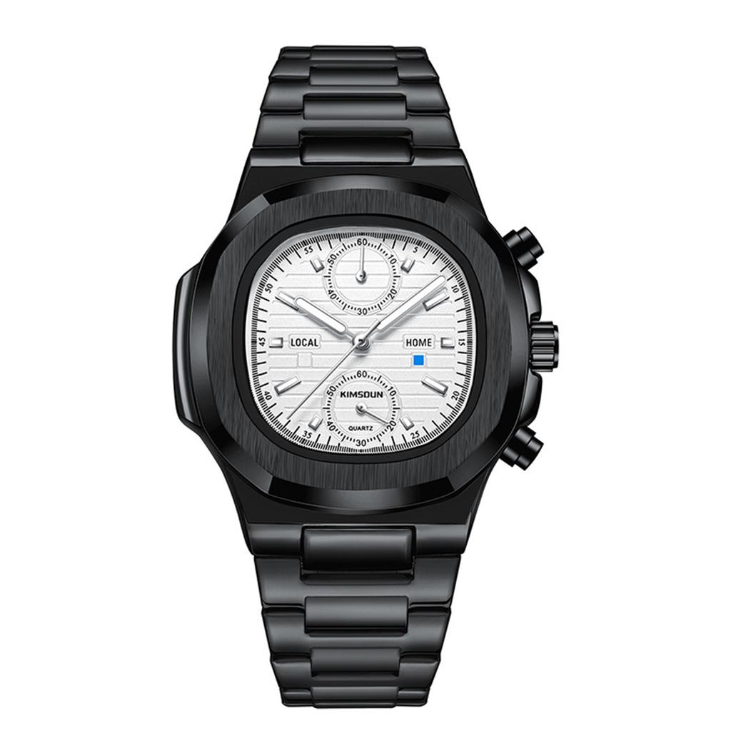 Herren Wasserdicht Leuchtend Lauf Wecker Uhr