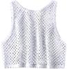 Sexy Hollow Out Navel Top Mesh T-Shirt Women's Loose Fashion Basic Top Women's Fishnet Shirt