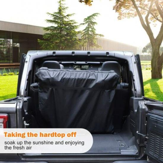 Hard Top Storage Bag with Handle Organizer for Jeep Wrangler JK JKU JL JT 2007+