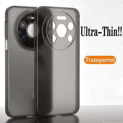 Ultra Thin Translucent Matte Soft TPU Case For Huawei Pura 80 70 Ultra Mate 80 ProMax 70 60 Pro Plus Nova15 Candy Frosted Cover