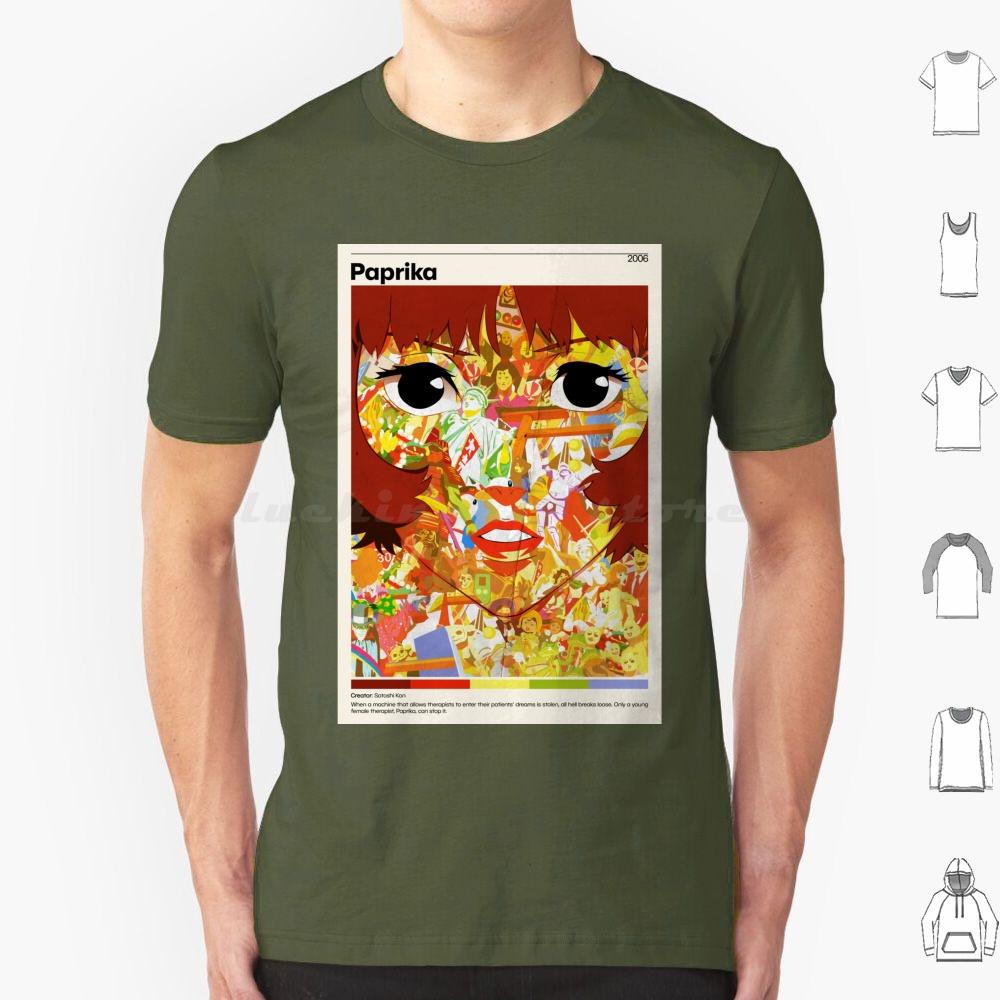 Paprika Anime Poster Print Poster T Shirt Big Size 100 Cotton Anime Paprika Film Manga Japan Movie Satoshi Kon Perfect Blue