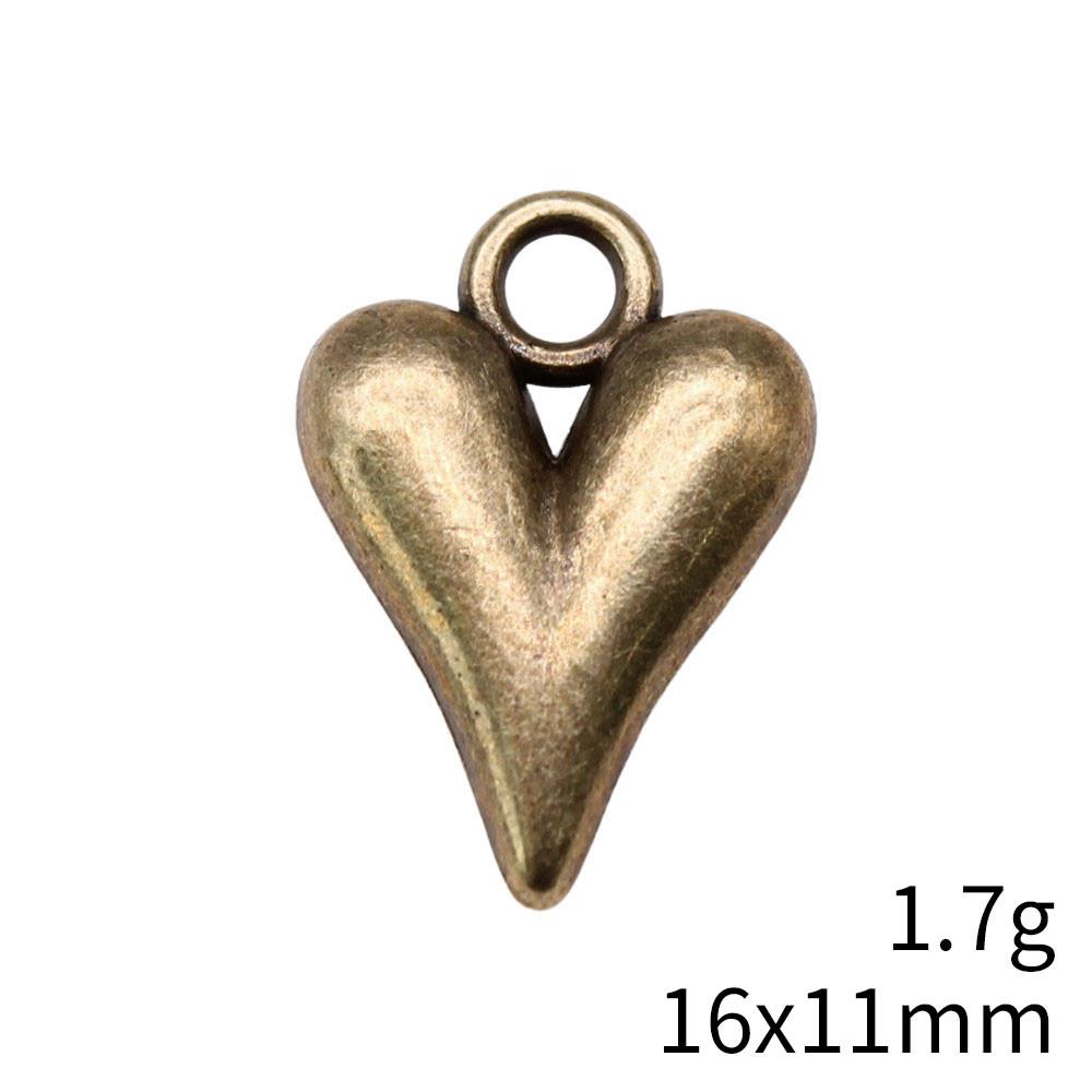 Back To School Charms Bulk Peach Heart Love Charms Pendant Women's Clothing Pendant