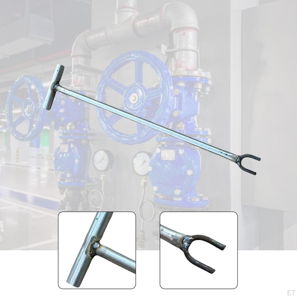 Chiave a Forchetta Forma Valvola Contatore Acqua Robusta Portatile Solida Chiave di Chiusura Riparazione Idraulica
