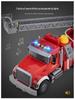 Large Kids' Toy Car: Engineering Vehicle with Water-Spraying Fire Truck, Sound & Light, Storytelling Feature