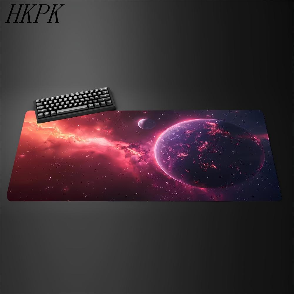 Galaxy Gaming Muismat Heelal Ruimte Zon Planet Bureau Mat Rubberen Mat Antislip Anime Muispad Bureau Beschermer Toetsenbordmat x