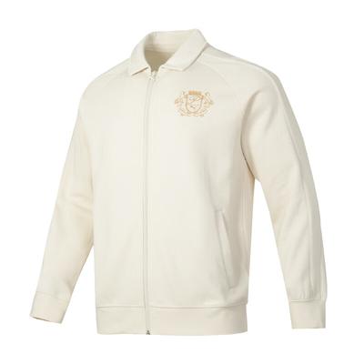 Puma Logo Bestickt Bequeme Atmungsaktive Laufjacke Unisex Jacke Off-White 630968-87