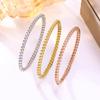 Bracciale Trendy con Chiusura a Sfera in Acciaio Inossidabile - Perline Rotonde in Acciaio di Titanio