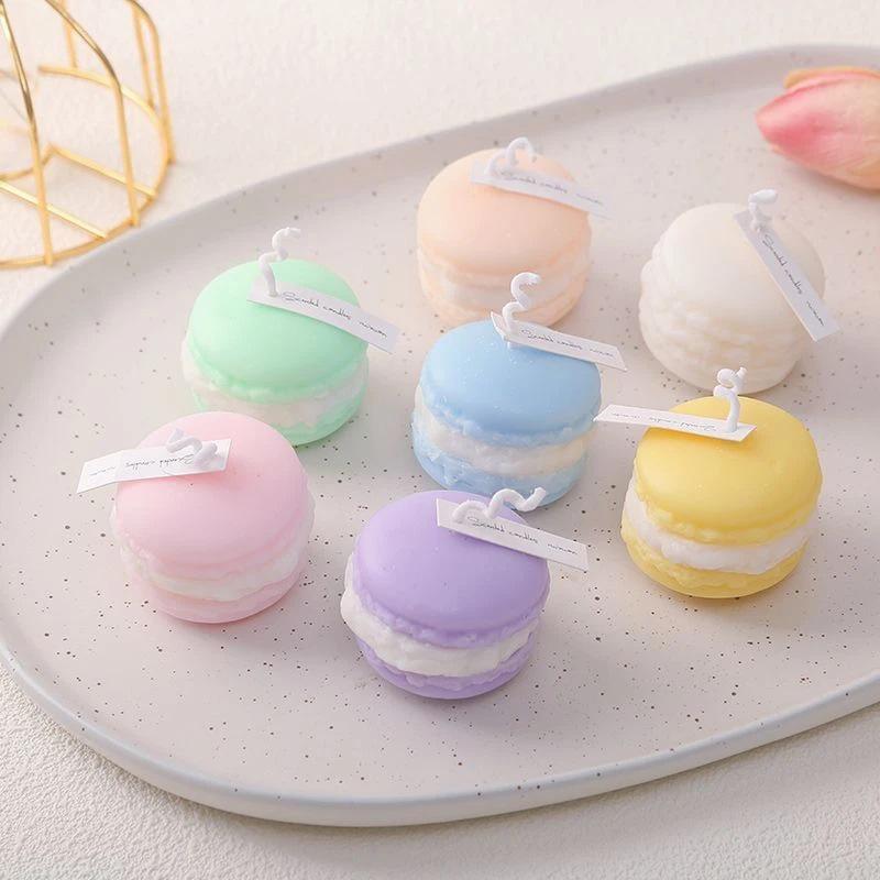 Macaron Scented Candle - Handmade Wedding Favor with Fragrance