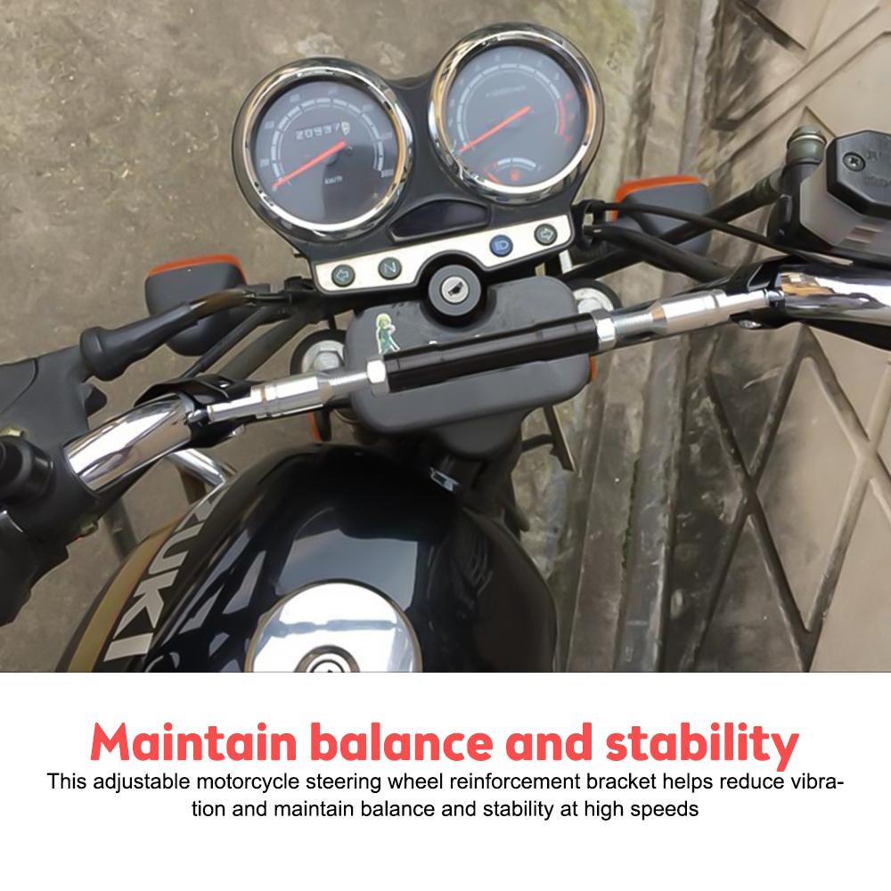 Universal 22mm Motorrad Lenker Motorrad Griffe Lenker Lenkrad Stärken Klammer Einstellbare Querstange für Yamaha