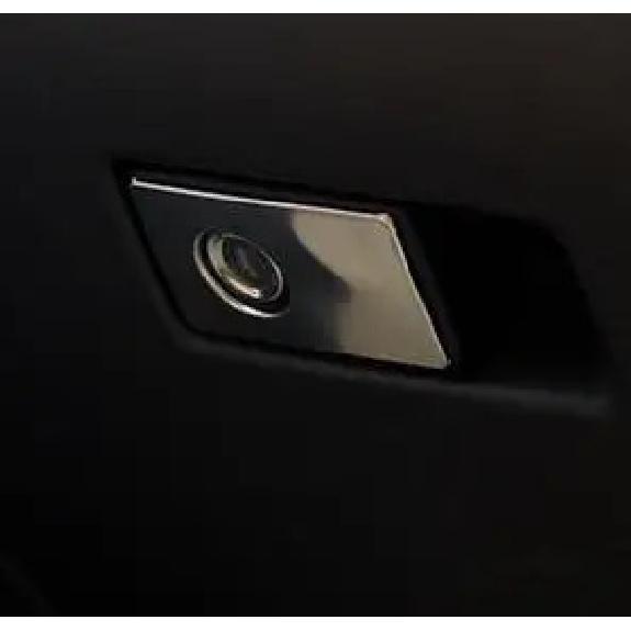 Car interior glovebox decorative covers trim chrome stainless steel sequ strip ticker for Volvo XC60 S60 V60 S80 2012-2017