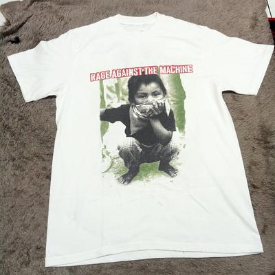 New Popular Rage Against the Machine White T-Shirt Cotton RD24 Unisex T-Shirt