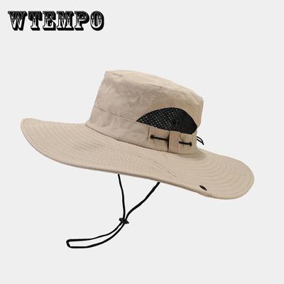Men's Summer Sun Hat with Large Brim, Women's Riding Fishing Outdoor Fisherman Hat, Fashionable Sun Hat