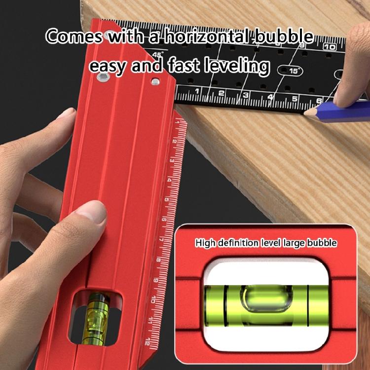 Multipurpose Angles Square Combination Square Universal Combination Square Simple for Alternative Pencil Use In Marking