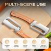 1Pc Stainless Steel Vegetable Peeler With Wooden Handle For Kitchen Veggie Fruit Carrot Orange & Potato Peeler Julienne-Homeclub