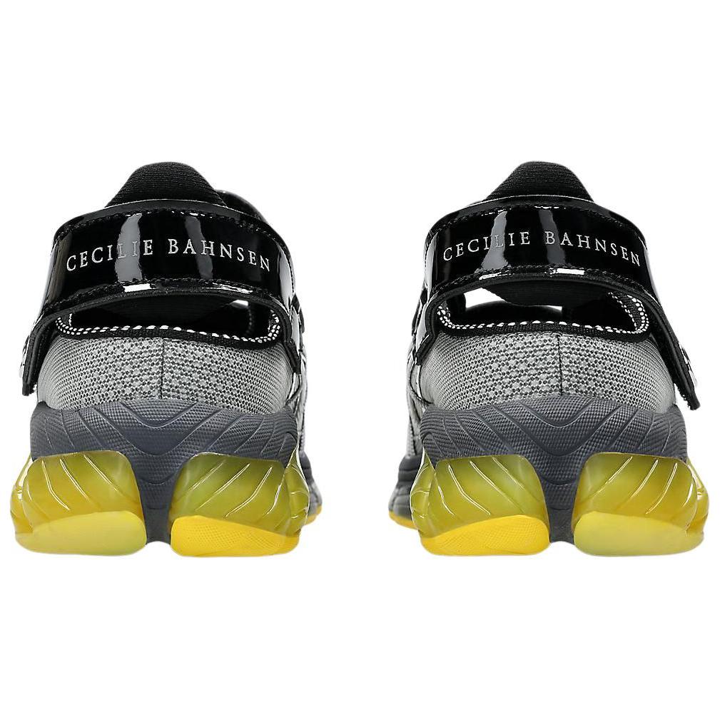 Cecilie Bahnsen x ASICS Gel Quantum 360 8 Silber Schwarz Gelb Unisex Sneaker 1203A638-021