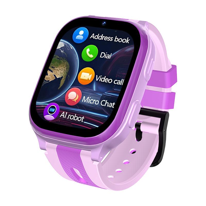 4G Waterproof Q12 Kids' Smartwatch with English & Multi-language Video Positioning